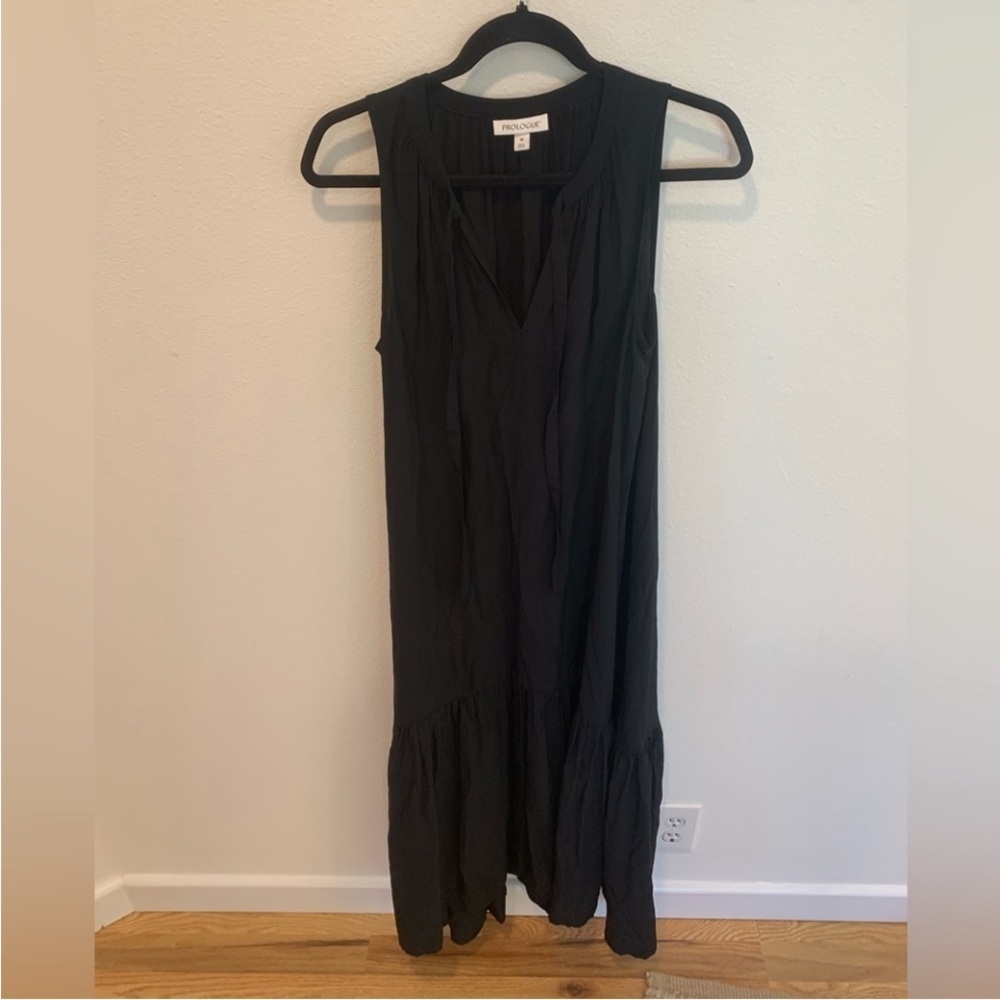 PROLOGUE Women's Sleeveless V-Neck Maxi Shift Dress Black - Picture 7 of 7